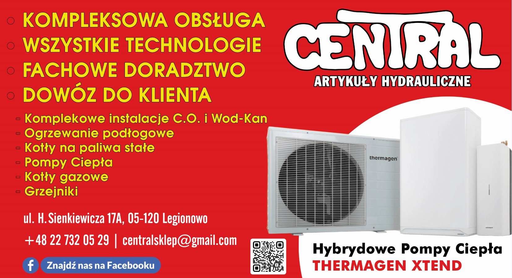 CENTRAL ARTYKUŁY HYDRAULICZNE - kotły LEGIONOWO kotły LEGIONOWO